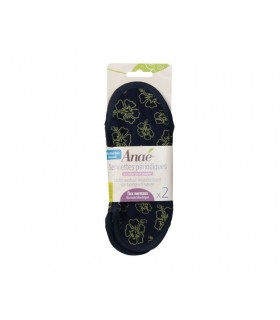 Anae - Washable sanitary pads - Night - 2 pcs. - Hibiscus dark