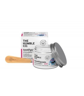 Humble Brush Kindertandpasta Zero Waste - Aardbei met fluor - 50ml