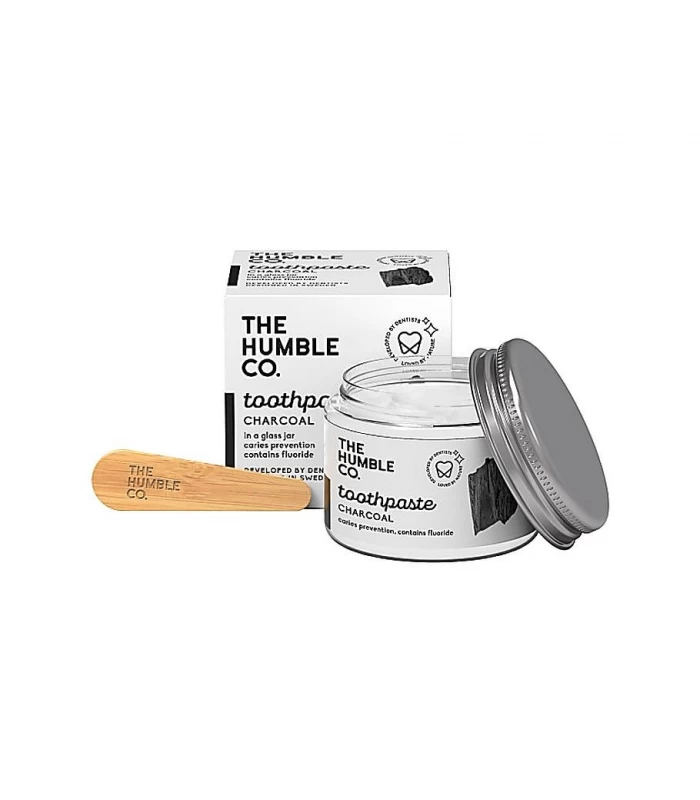 Humble Brush Toothpaste Zero Waste - Charcoal with fluoride - 50ml