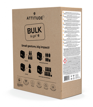 Attitude - Lemon Zest BiB dishwashing liquid 4 liters