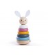 BigJigs wooden stacking tower Rabbit