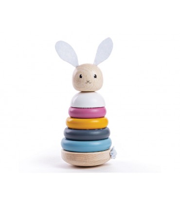 BigJigs wooden stacking tower Rabbit