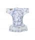 HappyBear washable diaper - All-in-One - Blue Giraffe