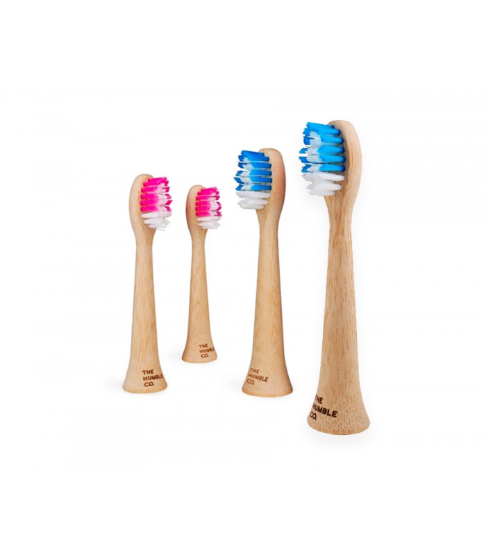 The Humble Co. Opzetborstels - Bamboe - 4-pack - Philips Sonicare
