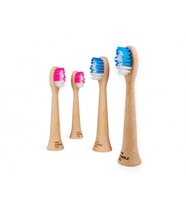 The Humble Co. Opzetborstels - Bamboe - 4-pack - Philips Sonicare
