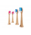 The Humble Co. Opzetborstels - Bamboe - 4-pack - Philips Sonicare