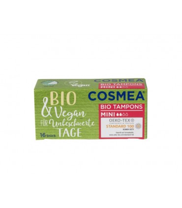 Cosmea organic tampons - mini - 16 pieces