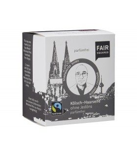 Fair Squared  shampoo bar voor een gladde kop