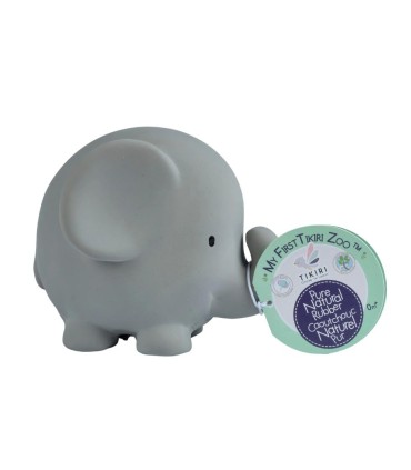 Natural Rubber Bath Toy Elephant from Tikiri
