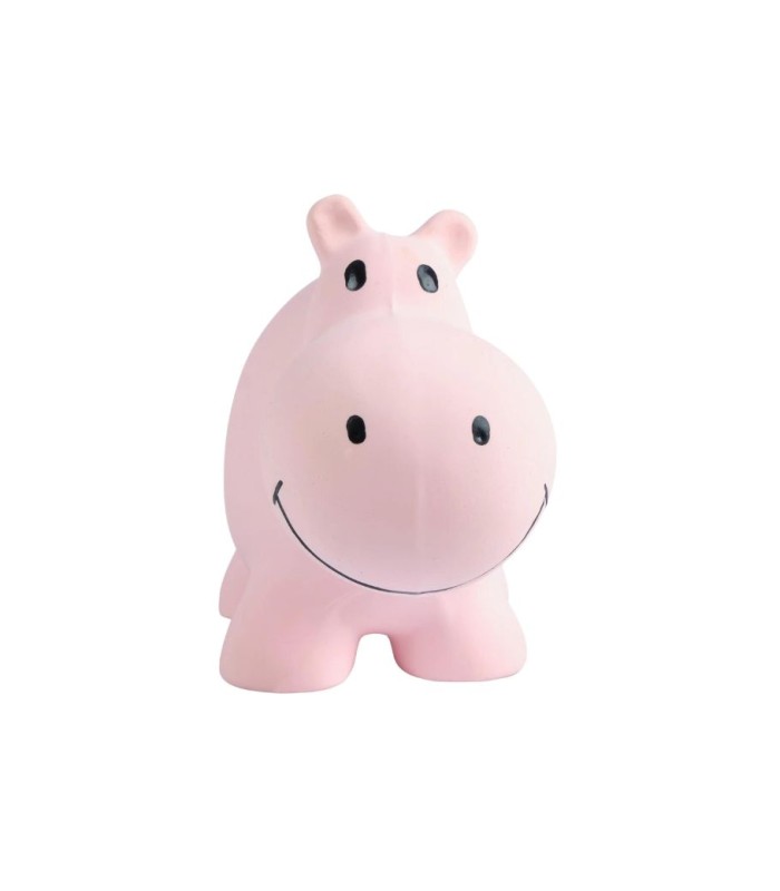 Tikiri Natural Rubber Hippo Teething Toy
