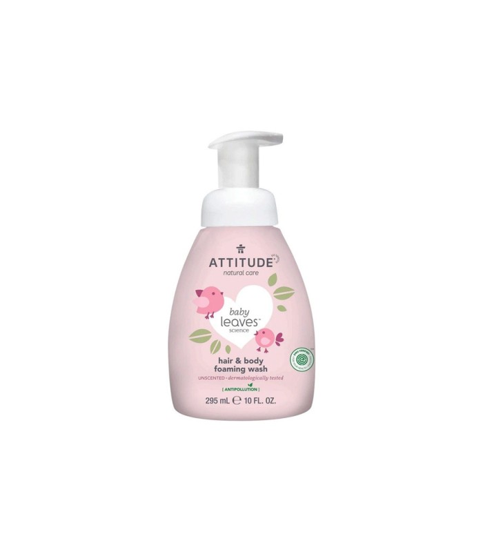 Attitude Baby Leaves™ hair & body foaming wash - geurvrij