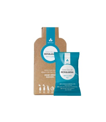 Ben & Anna douchegel - vlokken - blue basil - 2x20gr.