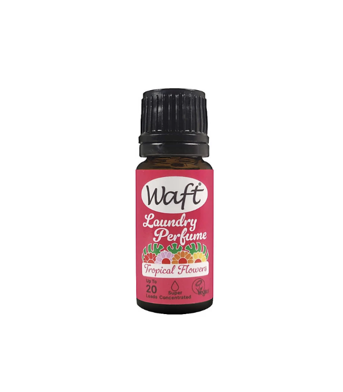 Waft Wasparfum 10 ml (Tropische bloemen) + was droogballen