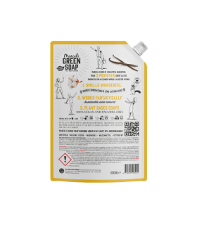 Marcel's Green Soap Wasmiddel Kleur - Vanilla Cotton - Navulling - 1 liter