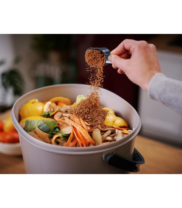 Bokashi Kitchen Bucket - Essential Black - complete set