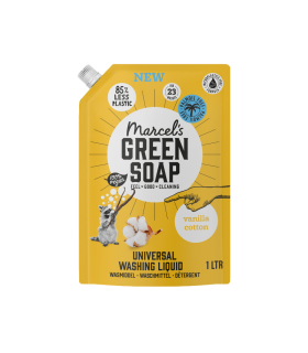 Marcel's Green Soap Laundry Detergent Color - Vanilla Cotton - Refill - 1 liter