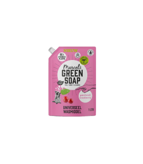 Marcel’s Green Soap Wasmiddel Navulzak Patchouli & Cranberry – duurzaam navullen, heerlijk wassen