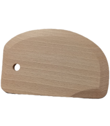Deegkrabber Hout Ovaal – 13 x 8 cm (Beukenhout)