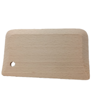 Deegkrabber Hout Rechthoek 14x8cm