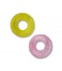 Teething ring 2 pieces - pink and yellow