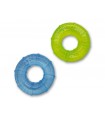 Teething ring 2 pieces - green and blue